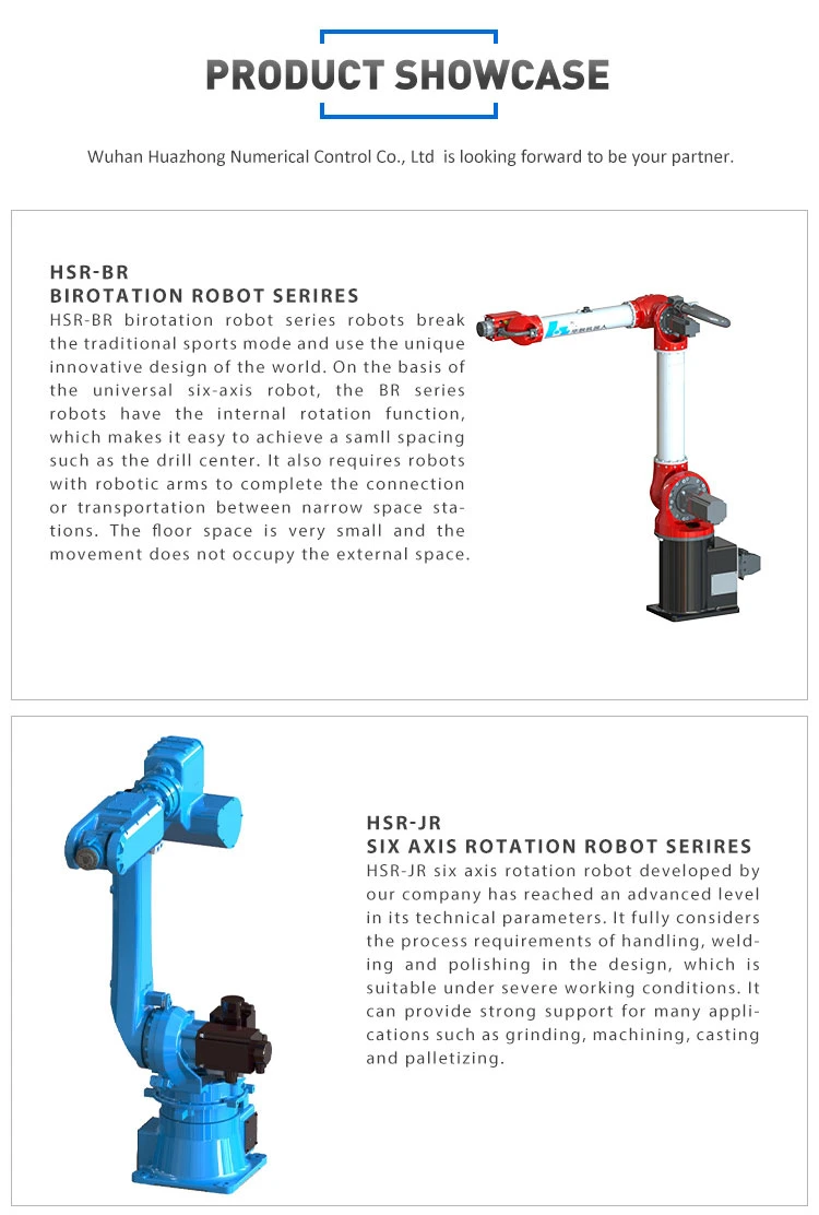 Hcnc Hsr-Jh605 6 Axis Robot Automobile Industry-Steel Structure Parts Welding for The Welding Field