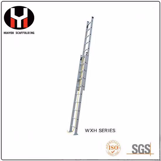 알루미늄 망원경 사다리 조합 접히는 거는 단계 섬유유리 연장 사다리