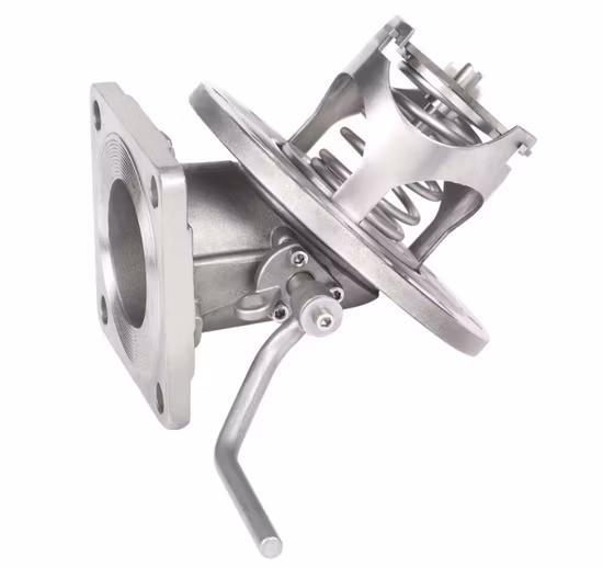 Ss 304 하단 밸브, 비상 차단 밸브, 케미컬 탱커용 풋 밸브