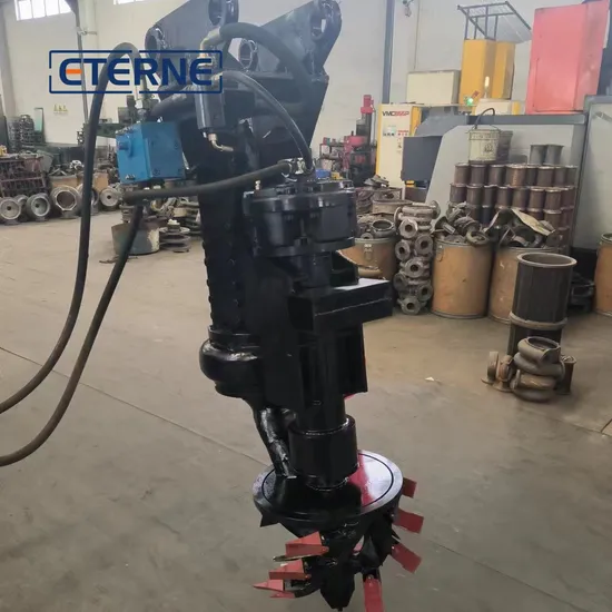 교반기 해수 펌프가 장착된 산업용 고압 슬러리 수중 펌프